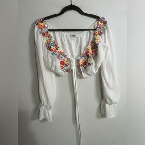 Guaraxez embroidered blouse